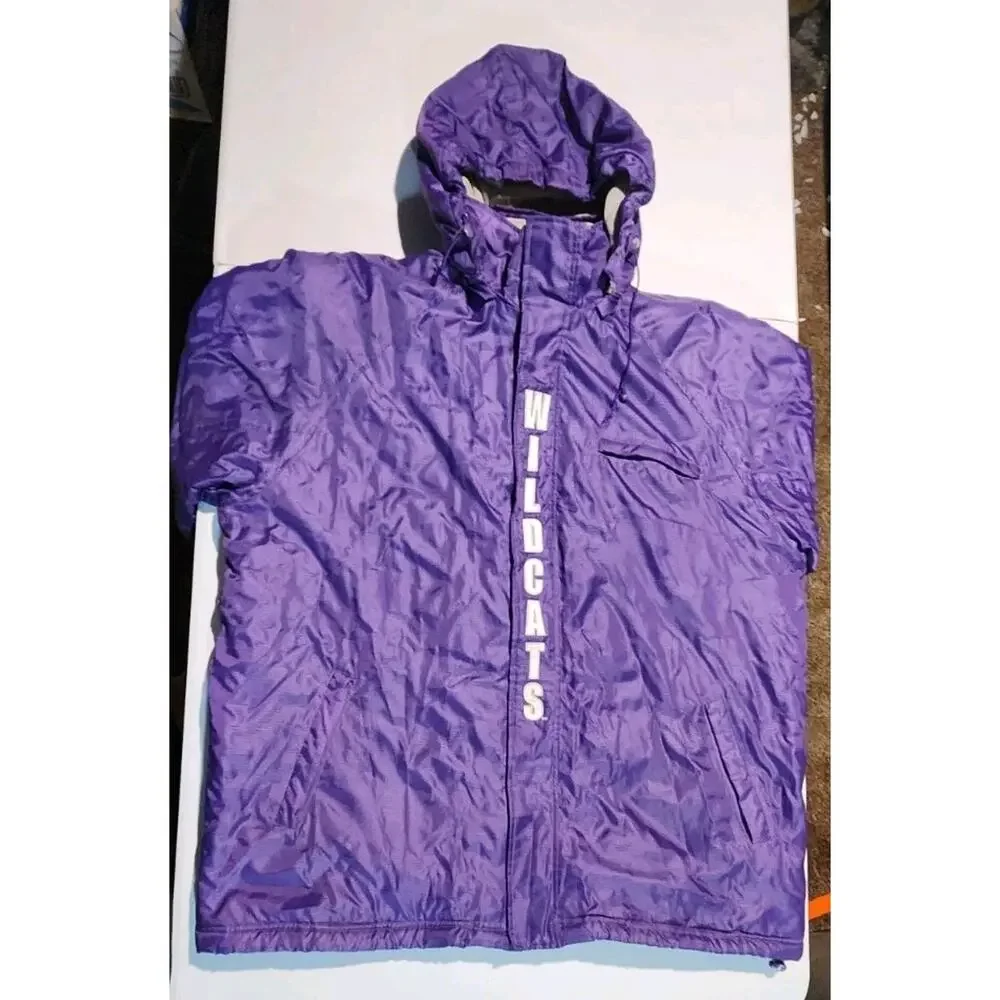 Kansas State Mens Coat XL Wildcats Hooded Winter Jacket